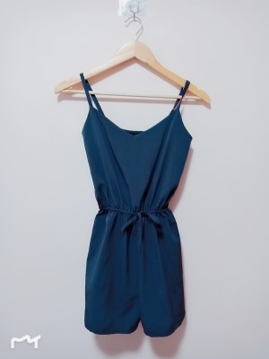 double straps romper